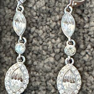 Vintage GIVENCHY drop dangle pierced earrings